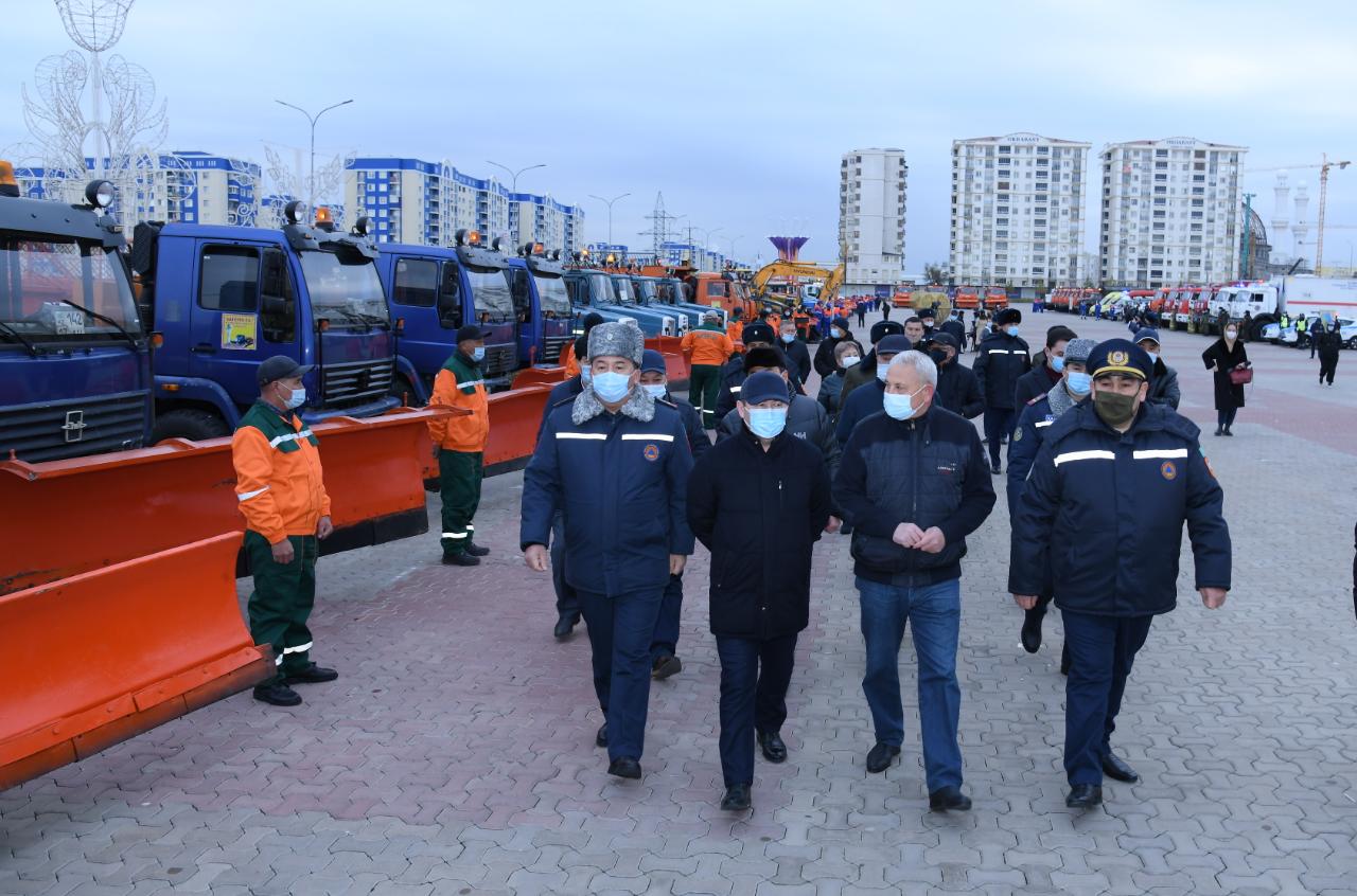 Коммуналдық-техникалық қамтамасыз ету қызметтерінің қыс мезгіліне дайындығы пысықталды