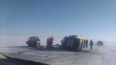 Семь человек погибло в ДТП в Костанайской области