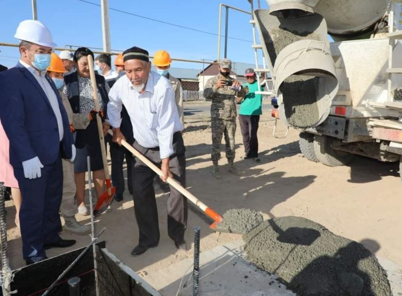 «Қолғабыс» қоры мұқтаж отбасыларға баспана салуды бастады