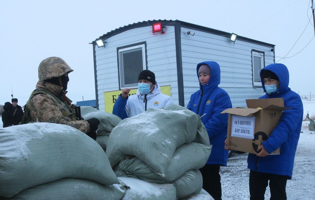 Nur Otan төтенше жағдай режимі кезінде өңірлердегі азаматтарға көмектесуде