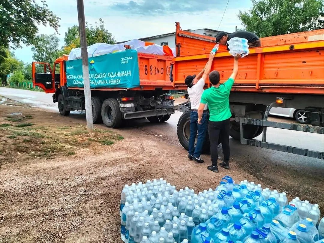 Үш күнде қостанайлықтарға 1200 тоннадан астам гуманитарлық көмек жиналды