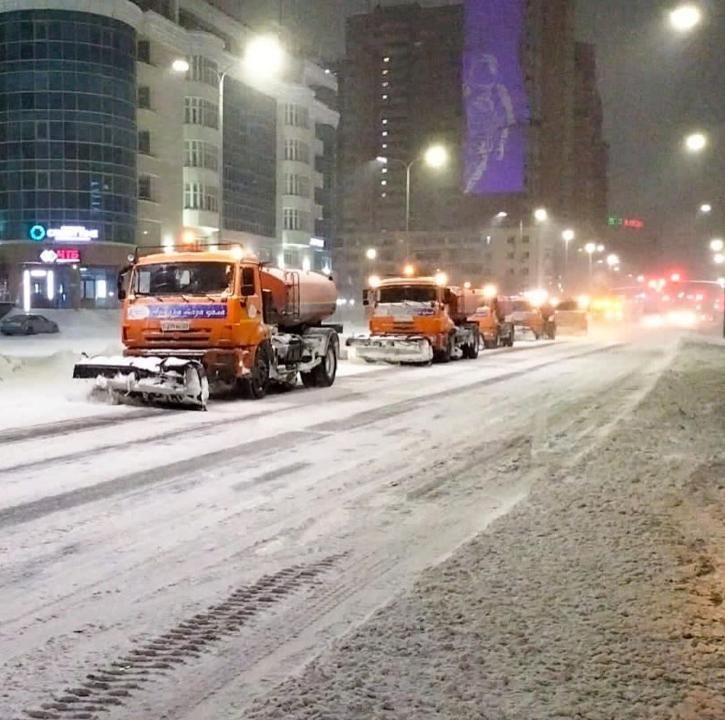 Астанада демалыс күндері жауған қардың мөлшері айлық нормадан асып түсті