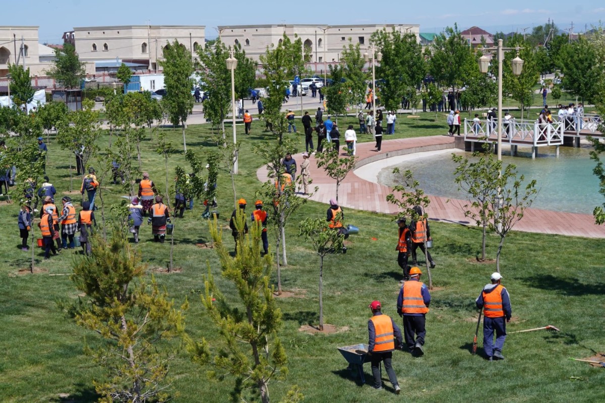 Түркістанда " Таза Қазақстан" акциясы аясында 1400-ден астам шара өтті