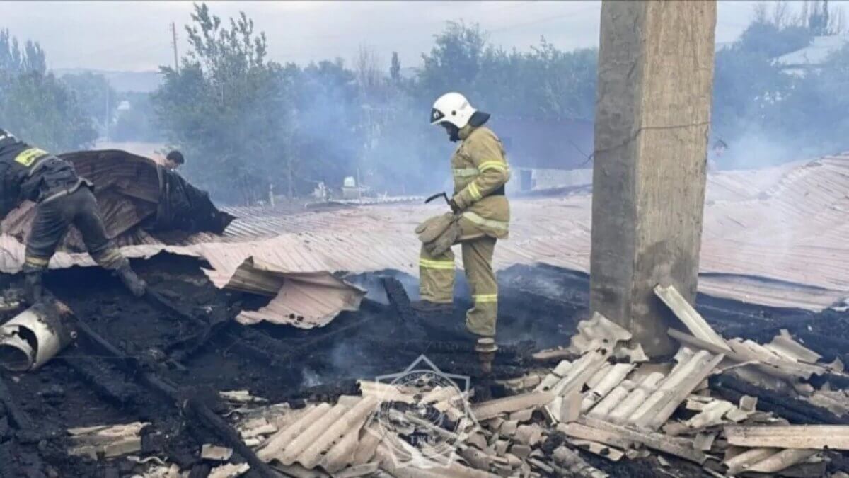 Алматы облысында ірі өрт болды