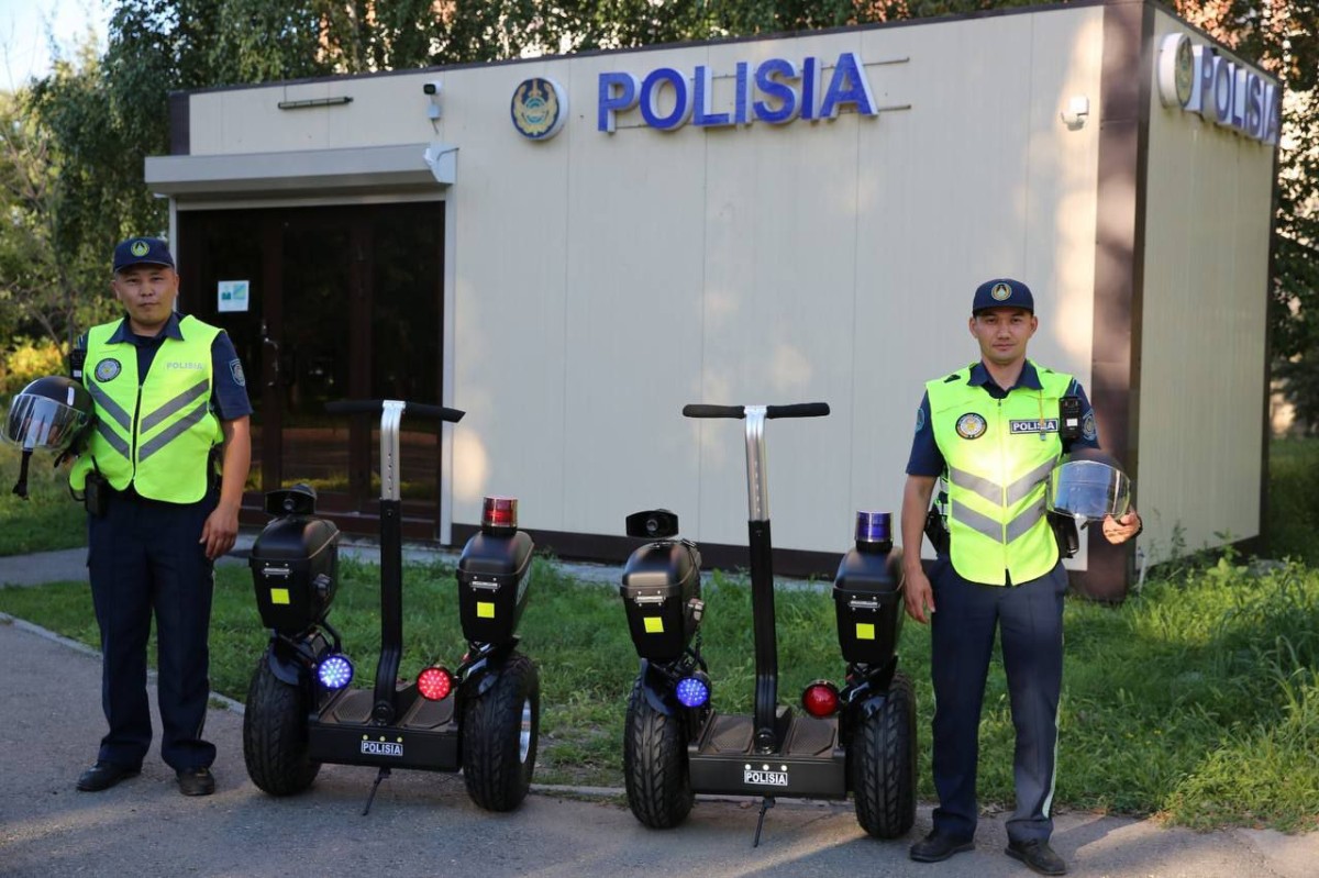 ШҚО полицейлері патрульдік қызметте Segway гироскутерлерін пайдаланады