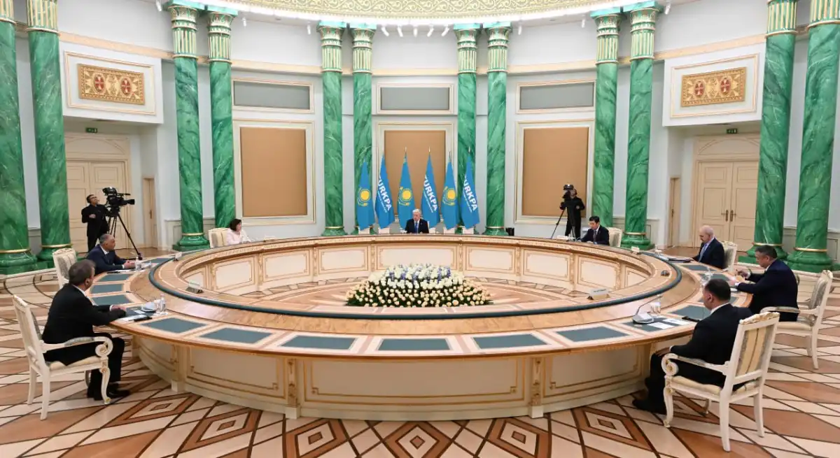 Президент Түркі мемлекеттері Парламенттік ассамблеясына мүше елдер парламенттерінің спикерлерімен кездесті