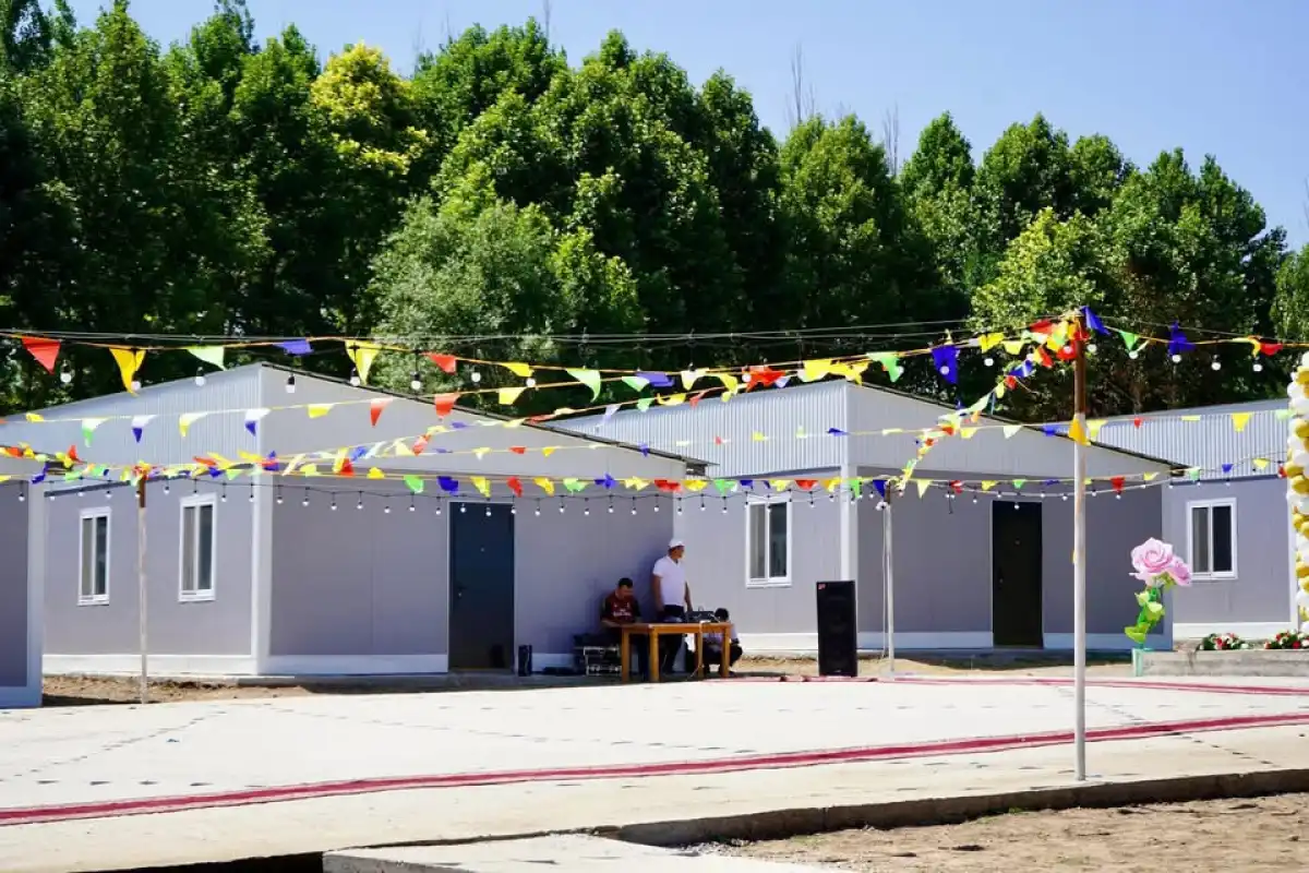 Түркістан облысында балаларға арналған модульді лагерь ашылды