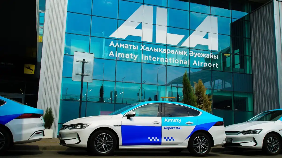 Алматы әуежайында жаңа ресми такси қызметі іске қосылды