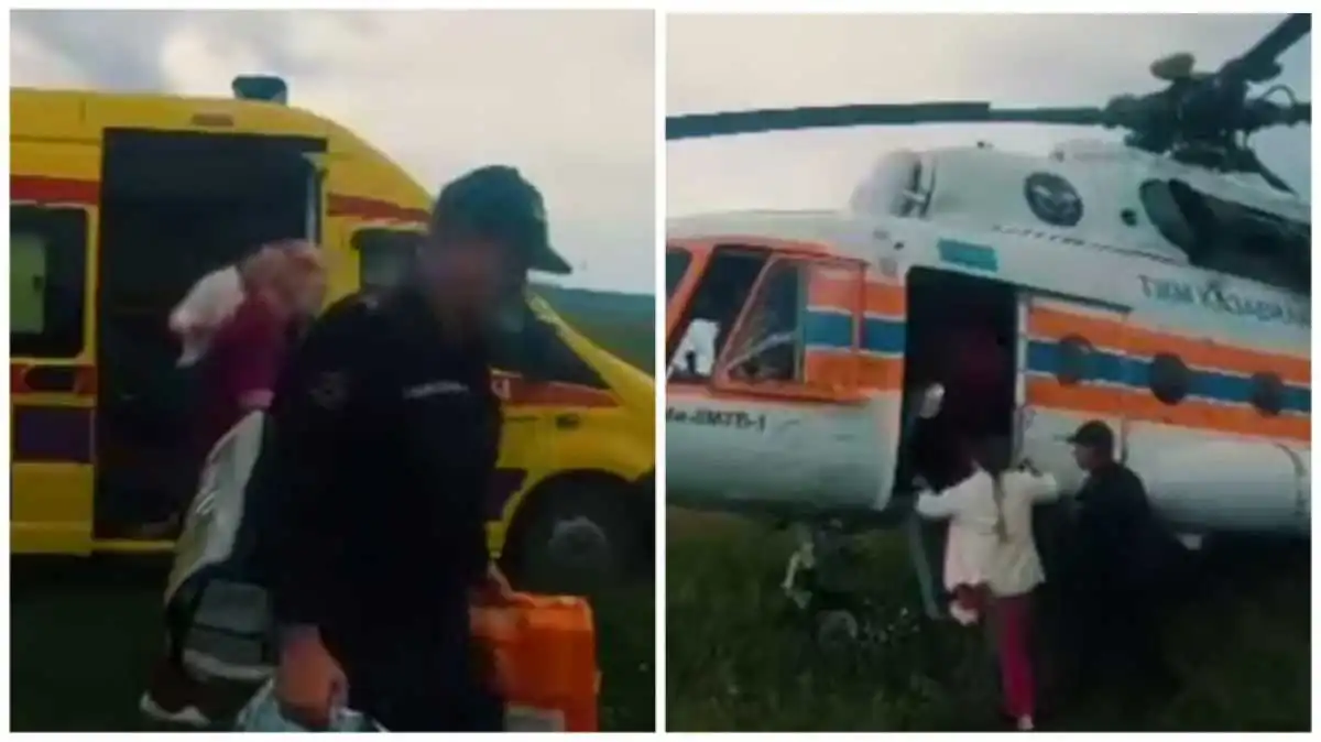 Жаңа туған нәресте тікұшақпен Риддерден Өскемендегі ауруханаға жеткізілді