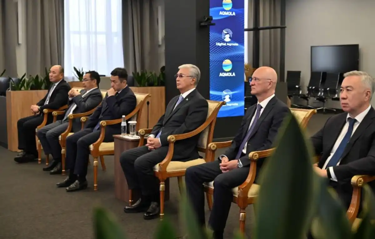Президент телекөпір арқылы Қосшы қаласын табиғи газға қосу рәсіміне қатысты