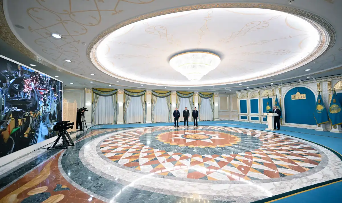 Тоқаев KIA Qazaqstan автомобиль зауытын ашты