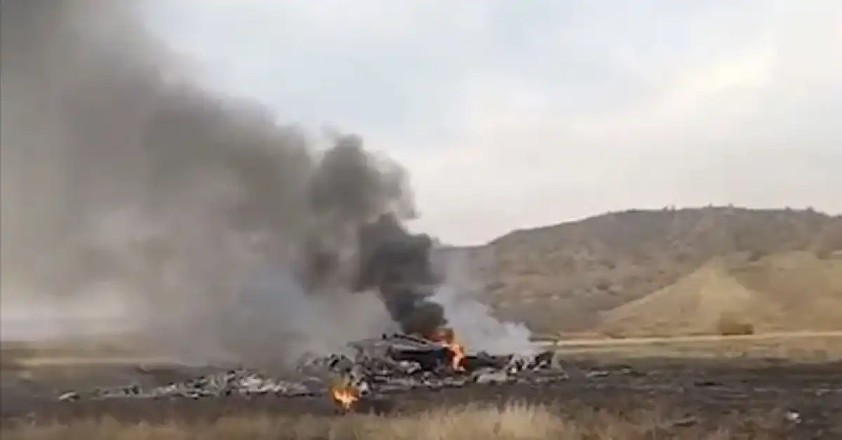 Грузияда Түркияның әскери ұшағы құлады