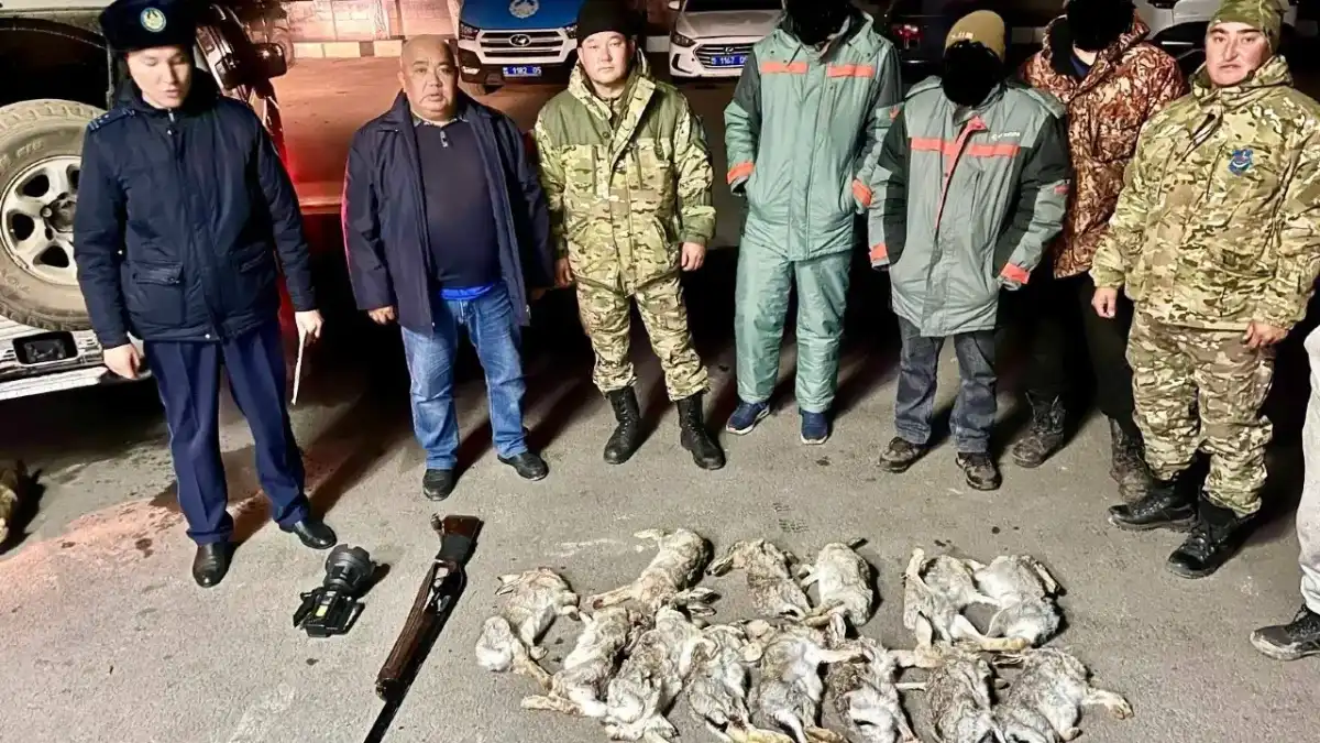 «Іле-Балқаш» резерваты аумағында браконьерлер 13 қоянды атып кеткен