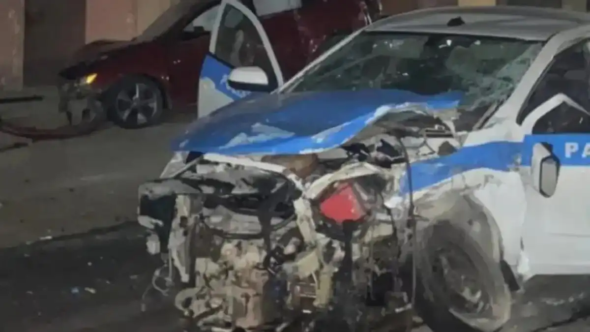 Маңғыстауда жасөспірім полиция көлігіне қатты жылдамдықпен соғылды