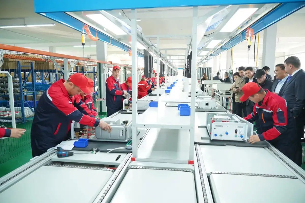 Түркістан: Кентауда газ қазандықтарын шығаратын зауыт іске қосылды