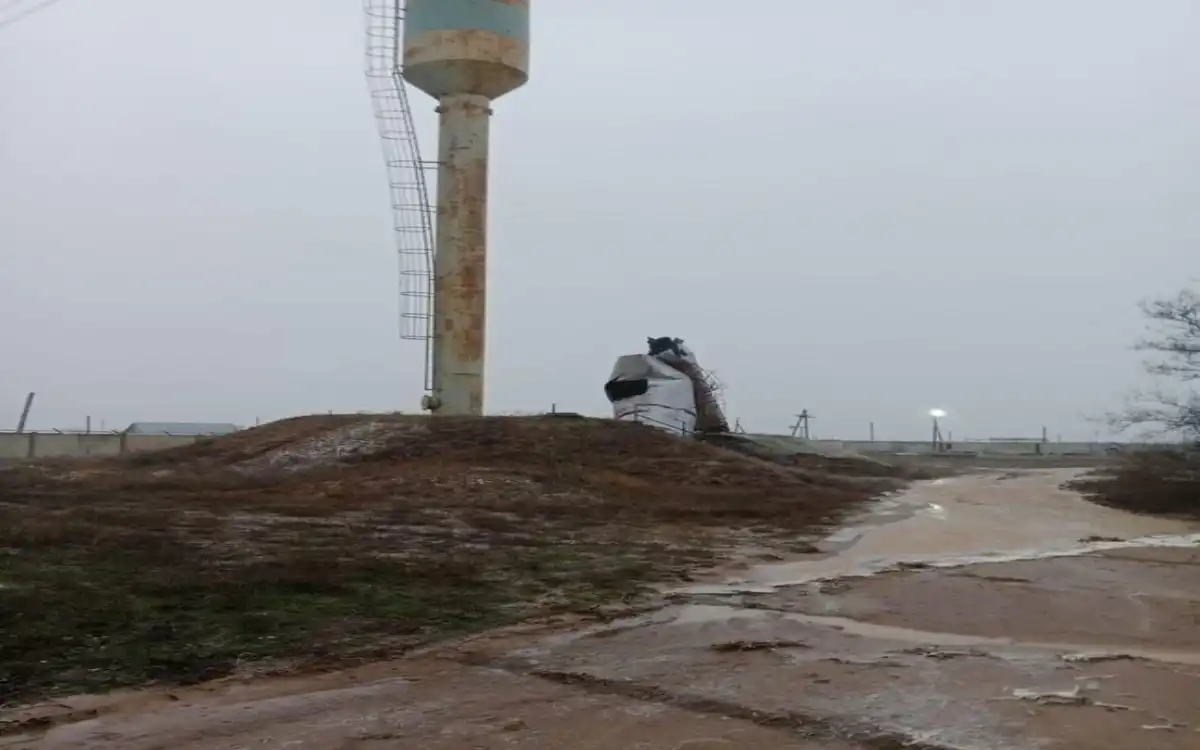 БҚО-да су мұнарасы құлап, бір тұрғын жоғалып кетті