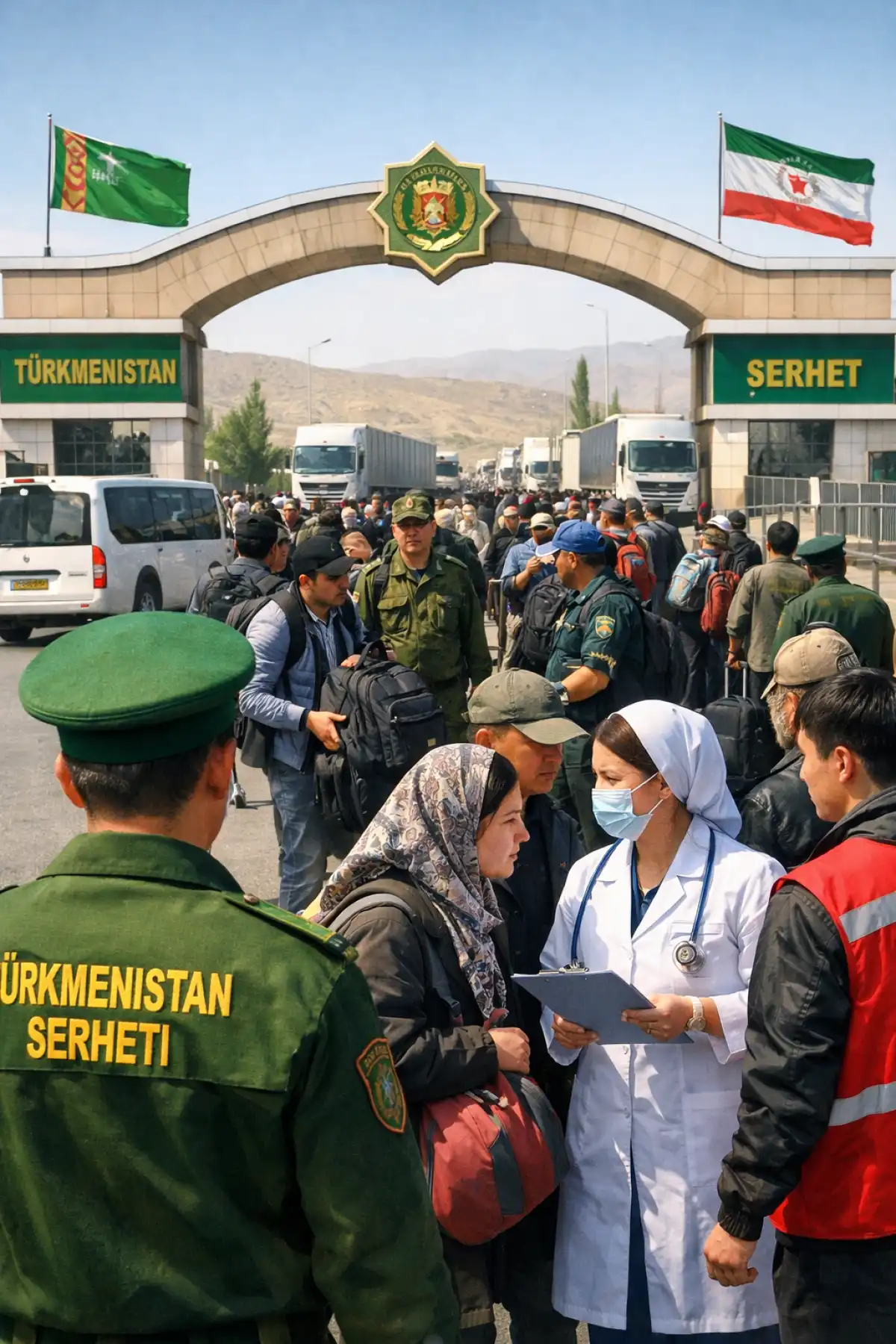 Түрікменстан Ираннан шығатын шетелдіктер үшін тәулік бойы дәліз ашты