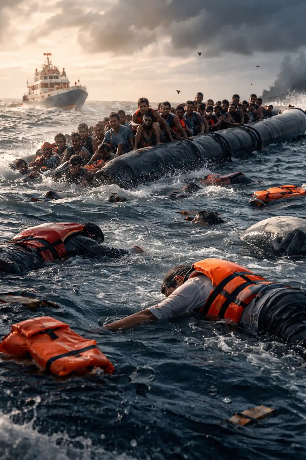 Қауіпті сапар: Түркия мен Италия жағалауында заңсыз мигранттар қайығы суға батты