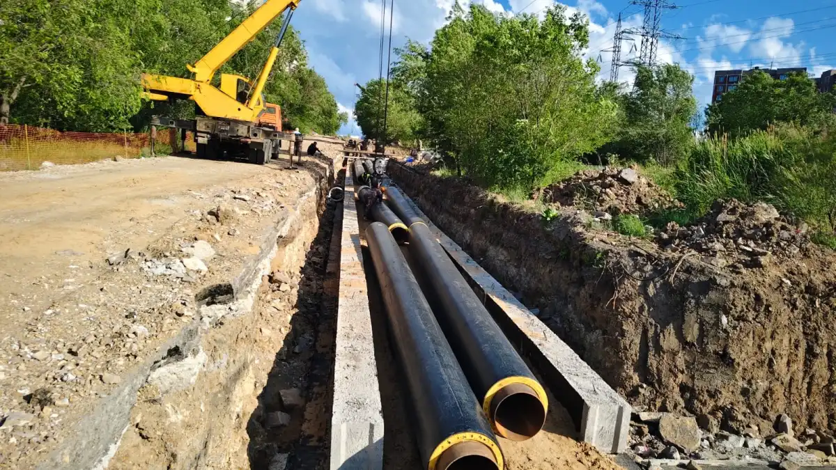 Теміртауда 36 жылдық жылу магистралі толық қайта жаңартылды