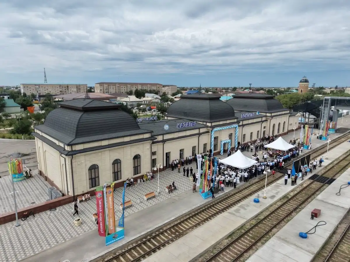 1,2 млрд теңгеге жаңғыртылды: Қазалы вокзалы ел игілігіне берілді