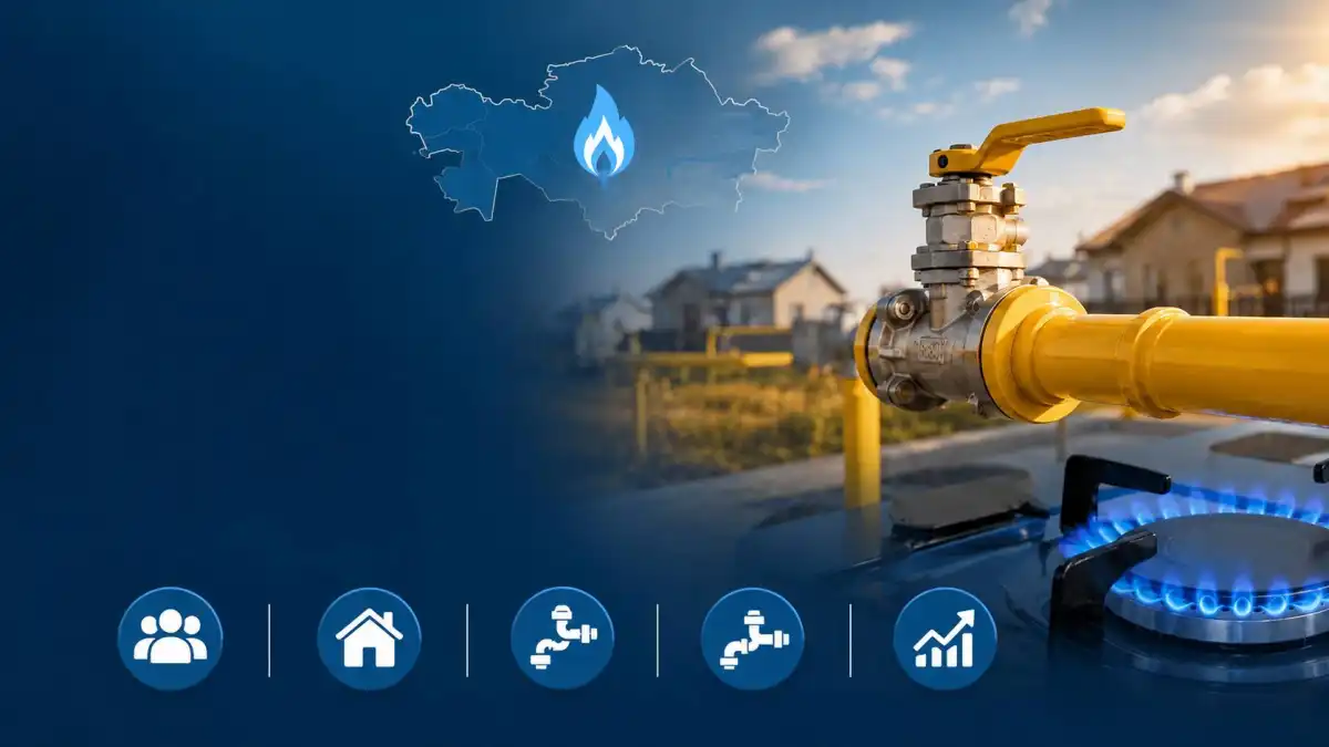 Сүйінші! 6 жылда 4 млн қазақстандық газға қосылды