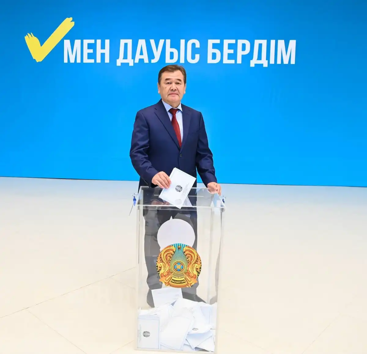 Қызылорда облысының әкімі Құрылтай сайлауында дауыс берді