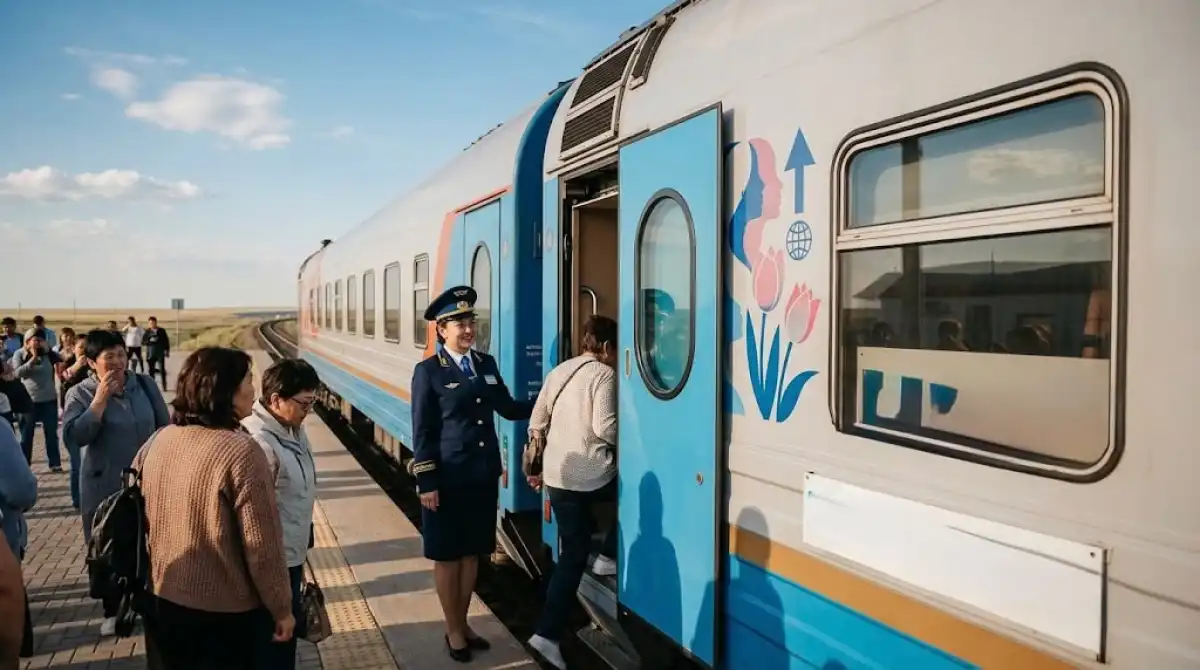 Әйелдер вагоны алғаш рет халықаралық бағытқа шығады