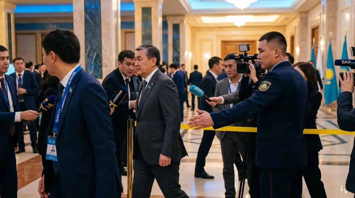 Журналистерге Құрылтай депутаттарымен кулуарда сөйлесуге шектеу қойылды
