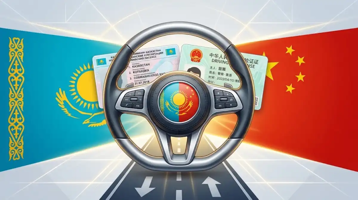 Қазақстандықтар Қытайда өз жүргізуші куәлігімен көлік жүргізе ала ма?