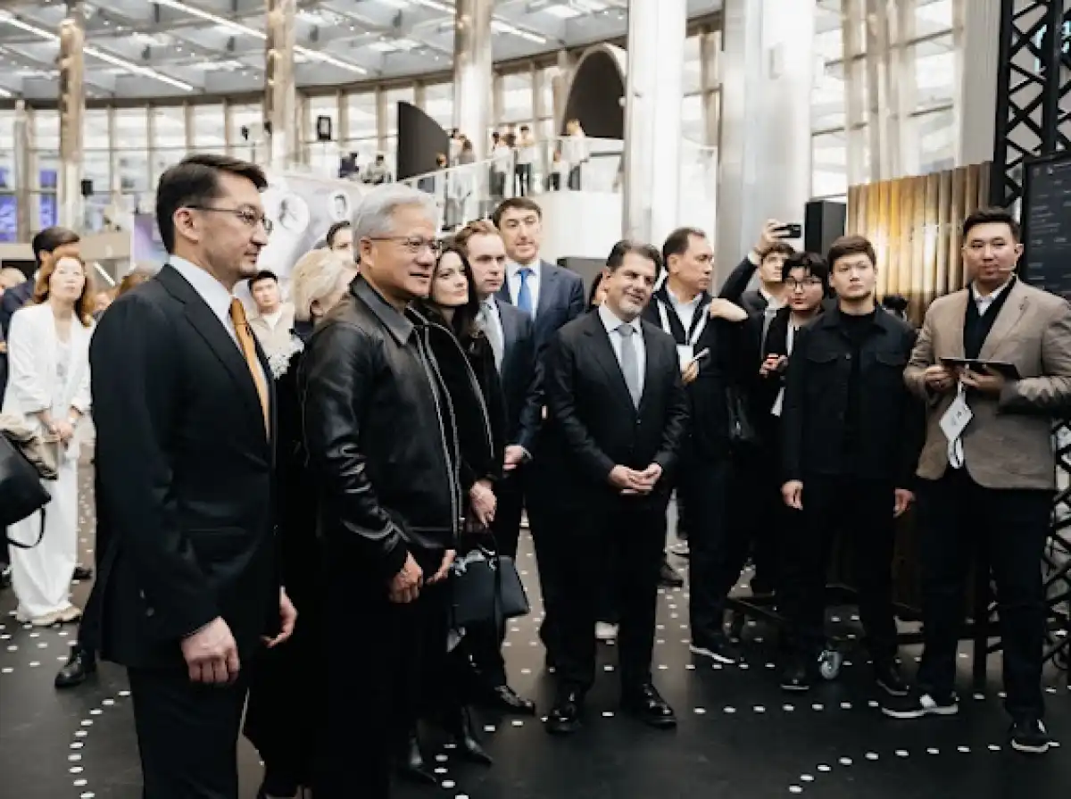 NVIDIA басшысы Дженсен Хуанг Астанада болды